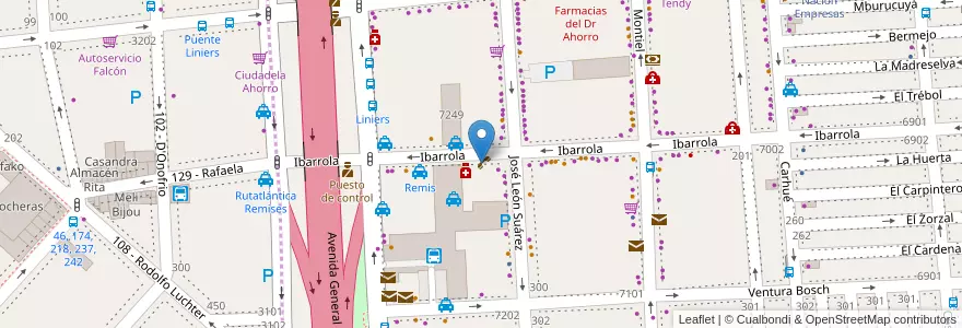 Mapa de ubicacion de Urkupiña en آرژانتین, Ciudad Autónoma De Buenos Aires, Buenos Aires.