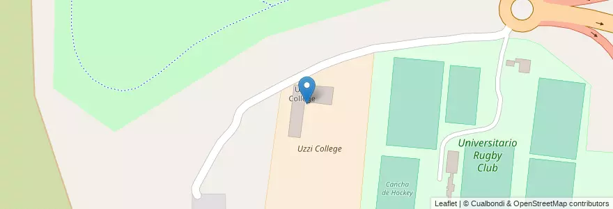 Mapa de ubicacion de Uzzi College en Аргентина, Сальта, Capital, Municipio De Salta.
