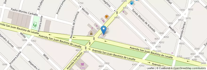 Mapa de ubicacion de V. Gonzalez, Parque Avellaneda en 阿根廷, Ciudad Autónoma De Buenos Aires, Comuna 9, 布宜诺斯艾利斯.