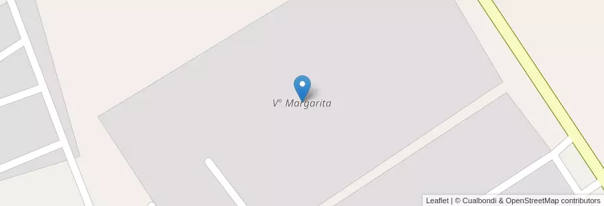 Mapa de ubicacion de V° Margarita en Argentina, Santiago Del Estero, Departamento Banda.