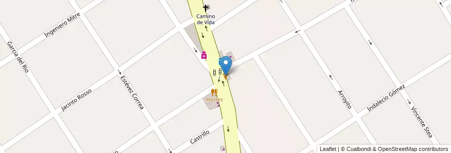 Mapa de ubicacion de Vaicrem en Argentina, Buenos Aires, Partido De Lomas De Zamora, Temperley.