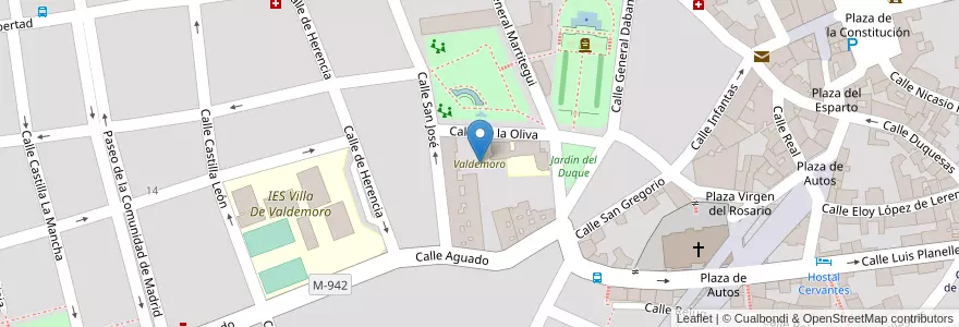 Mapa de ubicacion de Valdemoro en Spain, Community Of Madrid, Community Of Madrid, Comarca Sur, Valdemoro.