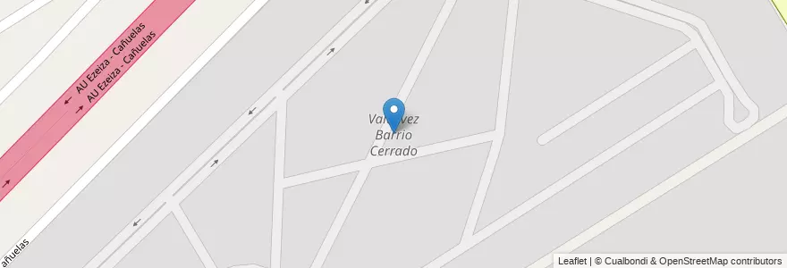 Mapa de ubicacion de Valdevez Barrio Cerrado en Arjantin, Buenos Aires, Partido De Ezeiza, Tristán Suárez.
