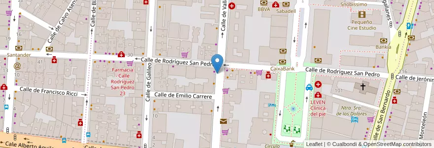 Mapa de ubicacion de VALLEHERMOSO, CALLE, DE,15 en Испания, Мадрид, Мадрид, Área Metropolitana De Madrid Y Corredor Del Henares, Мадрид.