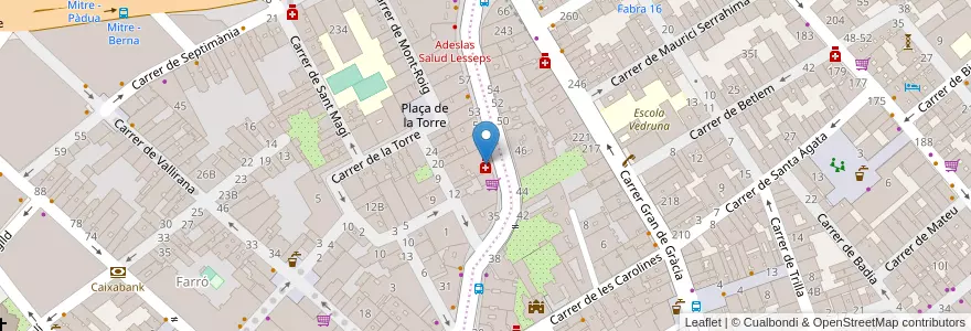 Mapa de ubicacion de Valls Santasusana en Spagna, Catalunya, Barcelona, Barcelonès, Barcelona.