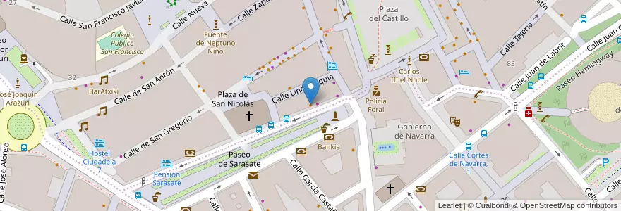 Mapa de ubicacion de Valor Chocolates en Испания, Наварра, Наварра, Памплона.