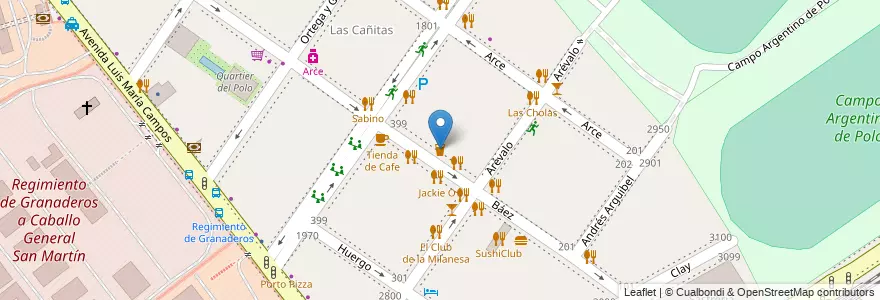 Mapa de ubicacion de Van Koning, Palermo en Argentine, Ciudad Autónoma De Buenos Aires, Buenos Aires, Comuna 14.