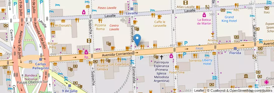 Mapa de ubicacion de Vanshelato, San Nicolas en الأرجنتين, Ciudad Autónoma De Buenos Aires, Comuna 1, Buenos Aires.