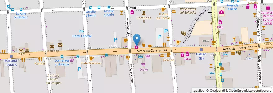 Mapa de ubicacion de Vantage, Balvanera en Argentine, Ciudad Autónoma De Buenos Aires, Comuna 3, Buenos Aires.