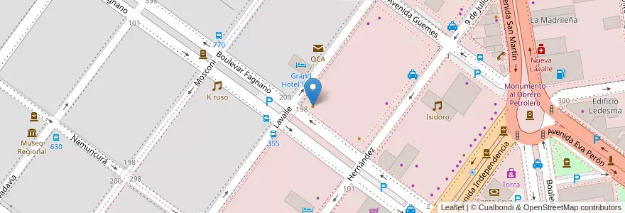 Mapa de ubicacion de Variedades en 阿根廷, 圣克鲁斯省, 智利, Mercado De La Ciudad, Deseado, Caleta Olivia.