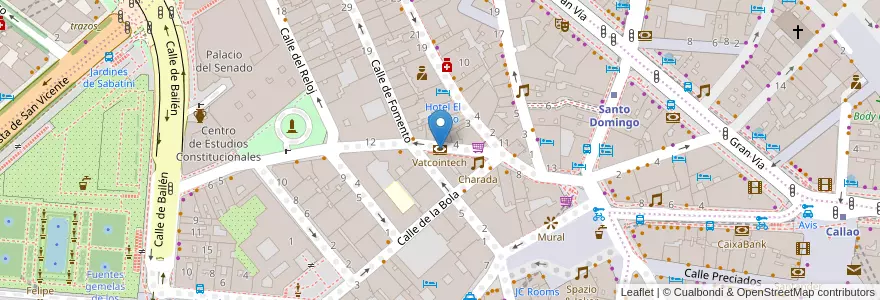 Mapa de ubicacion de Vatcointech en Испания, Мадрид, Мадрид, Área Metropolitana De Madrid Y Corredor Del Henares, Мадрид.