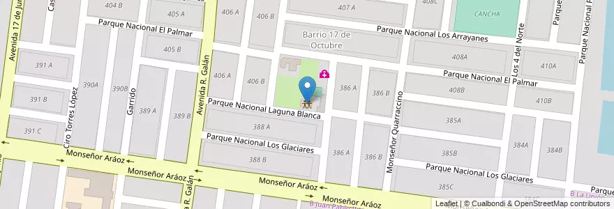 Mapa de ubicacion de Vecinal en アルゼンチン, サルタ州, Capital, Municipio De Salta, Salta.