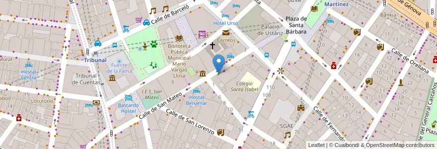 Mapa de ubicacion de Veinti 7 en İspanya, Comunidad De Madrid, Comunidad De Madrid, Área Metropolitana De Madrid Y Corredor Del Henares, Madrid.