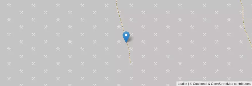 Mapa de ubicacion de Veladero en アルゼンチン, サンフアン州, チリ, Iglesia.