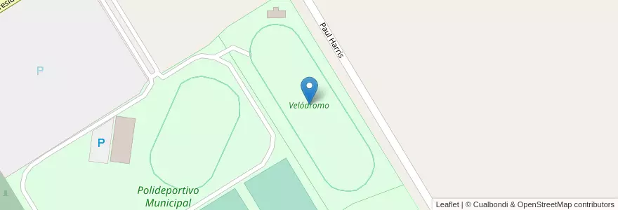 Mapa de ubicacion de Velódromo en Argentina, Buenos Aires, Partido De Trenque Lauquen, Cuartel Chacras De Trenque Lauquen.