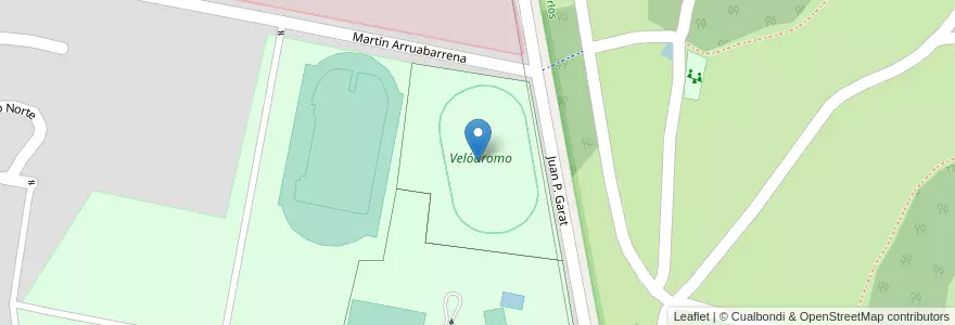 Mapa de ubicacion de Velódromo en アルゼンチン, エントレ・リオス州, Departamento Concordia, Distrito Suburbios, Concordia, Concordia.