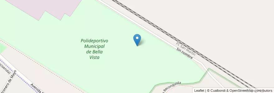 Mapa de ubicacion de Velódromo Municipal en آرژانتین, استان بوئنوس آیرس, Partido De San Miguel, Bella Vista.