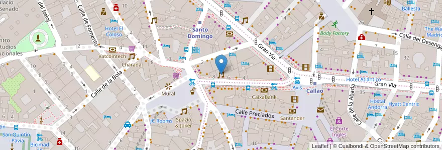 Mapa de ubicacion de Velvet en Испания, Мадрид, Мадрид, Área Metropolitana De Madrid Y Corredor Del Henares, Мадрид.