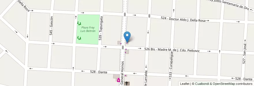 Mapa de ubicacion de Vendetta en アルゼンチン, ブエノスアイレス州, Partido De Tres De Febrero, Caseros.