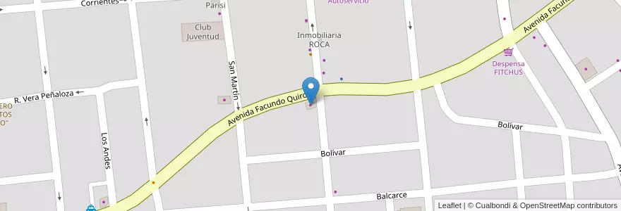 Mapa de ubicacion de Venta de motos en アルゼンチン, ラ・リオハ州, Departamento Capital, La Rioja.