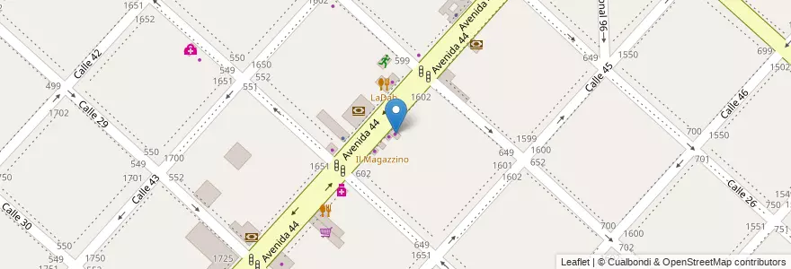 Mapa de ubicacion de Verde Manzana, Casco Urbano en 阿根廷, 布宜诺斯艾利斯省, Partido De La Plata, La Plata.