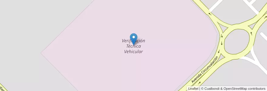 Mapa de ubicacion de Verificación Técnica Vehicular en الأرجنتين, بوينس آيرس, Partido De Olavarría, Olavarría.