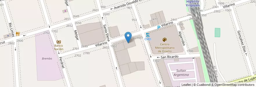 Mapa de ubicacion de Verificación Técnica Vehicular Barracas, Barracas en Argentina, Autonomous City Of Buenos Aires, Partido De Avellaneda, Comuna 4, Autonomous City Of Buenos Aires.