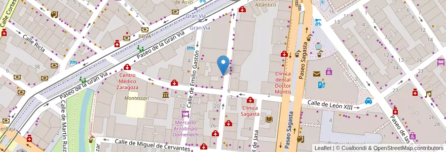 Mapa de ubicacion de Vermute en Espanha, Aragão, Saragoça, Zaragoza, Saragoça.