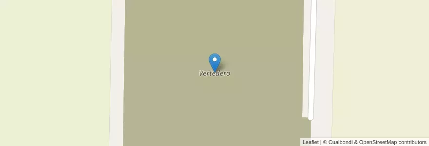 Mapa de ubicacion de Vertedero en アルゼンチン, エントレ・リオス州, Departamento Villaguay, Distrito Lucas Al Sud, Villaguay.