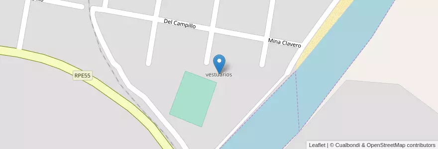 Mapa de ubicacion de vestuarios en Argentina, Córdoba, Departamento Punilla, Municipio De Bialet Massé.