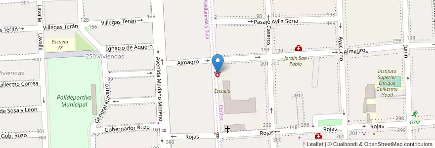 Mapa de ubicacion de veterinaria Fleming en Аргентина, Катамарка, Departamento Capital, Municipio De San Fernando Del Valle De Catamarca, San Fernando Del Valle De Catamarca.
