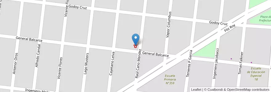 Mapa de ubicacion de VETERINARIA MI CUCHA en アルゼンチン, リオネグロ州, Departamento San Antonio, San Antonio Oeste, San Antonio Oeste.