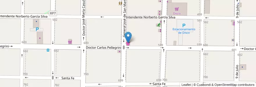 Mapa de ubicacion de Veterinaria Nocturna Moron en Argentina, Buenos Aires, Partido De Morón, Morón.