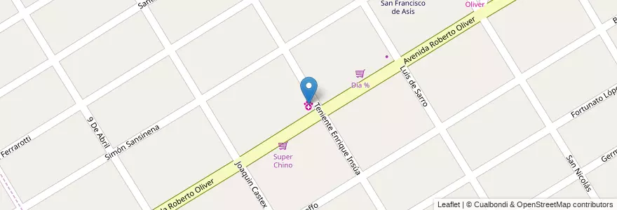 Mapa de ubicacion de Veterinaria Olivier en Arjantin, Buenos Aires, Partido De Esteban Echeverría, 9 De Abril.