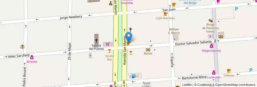 Mapa de ubicacion de Via Cosenza en Argentina, Buenos Aires, Partido De Florencio Varela, Florencio Varela.