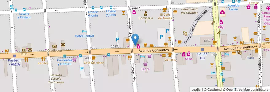 Mapa de ubicacion de Vía Giovanni, Balvanera en آرژانتین, Ciudad Autónoma De Buenos Aires, Comuna 3, Buenos Aires.
