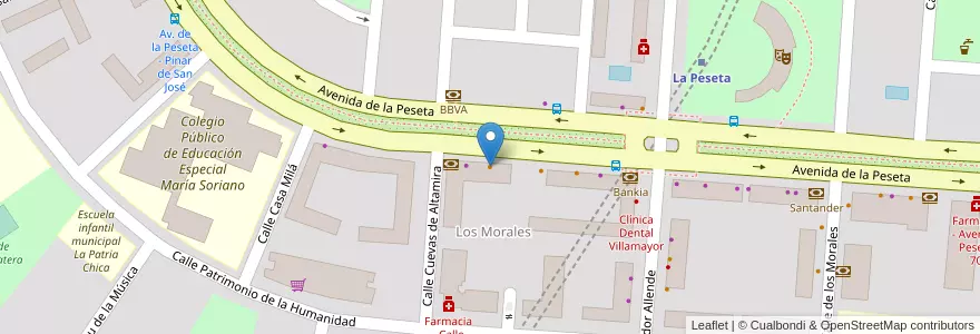 Mapa de ubicacion de Vía Libre en Spain, Community Of Madrid, Community Of Madrid, Área Metropolitana De Madrid Y Corredor Del Henares.