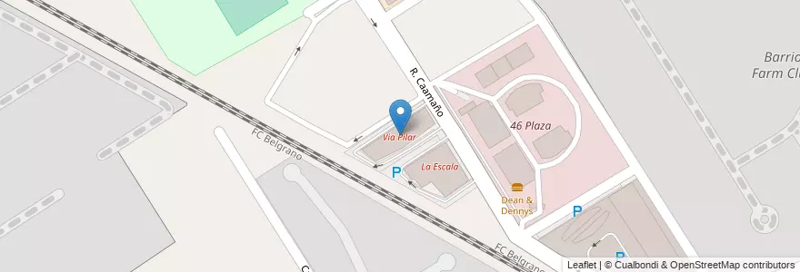Mapa de ubicacion de Via Pilar en アルゼンチン, ブエノスアイレス州, Partido Del Pilar, La Lonja.