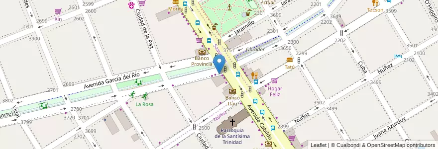 Mapa de ubicacion de Via Varese, Saavedra en Аргентина, Буэнос-Айрес, Буэнос-Айрес, Comuna 13.