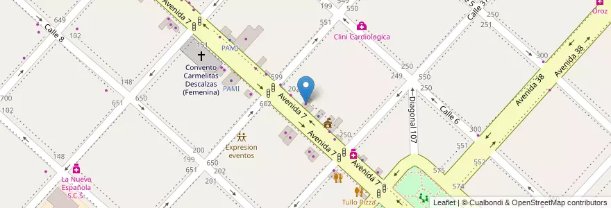 Mapa de ubicacion de Vicente A. Scabuzzo e Hijos, Casco Urbano en الأرجنتين, بوينس آيرس, Partido De La Plata, لابلاتا.