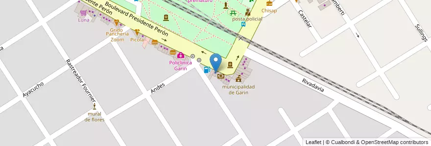 Mapa de ubicacion de Victor h veron en Argentina, Buenos Aires, Partido De Escobar, Garín.