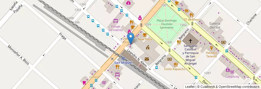 Mapa de ubicacion de Victor Hogar en Argentine, Province De Buenos Aires, Partido De San Miguel, San Miguel.