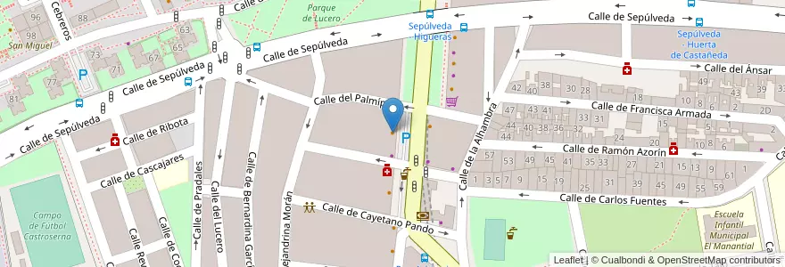 Mapa de ubicacion de Victoria en Испания, Мадрид, Мадрид, Área Metropolitana De Madrid Y Corredor Del Henares, Мадрид.