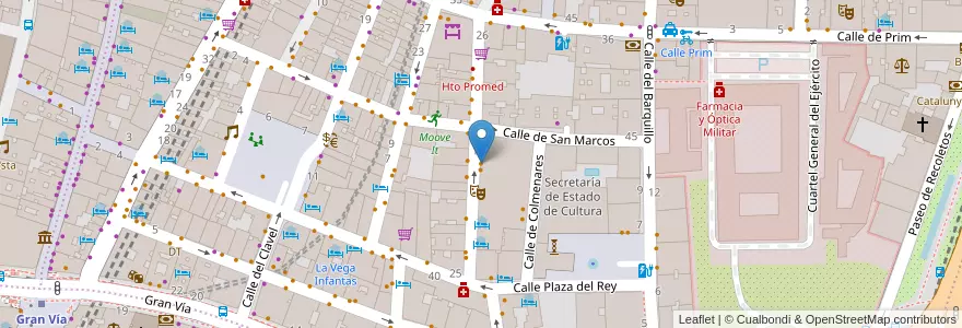 Mapa de ubicacion de Vides en إسبانيا, منطقة مدريد, منطقة مدريد, Área Metropolitana De Madrid Y Corredor Del Henares, مدريد.