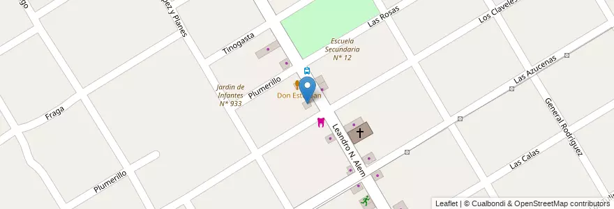 Mapa de ubicacion de Vidrieria Diaz en Arjantin, Buenos Aires, Partido De Esteban Echeverría, Monte Grande.