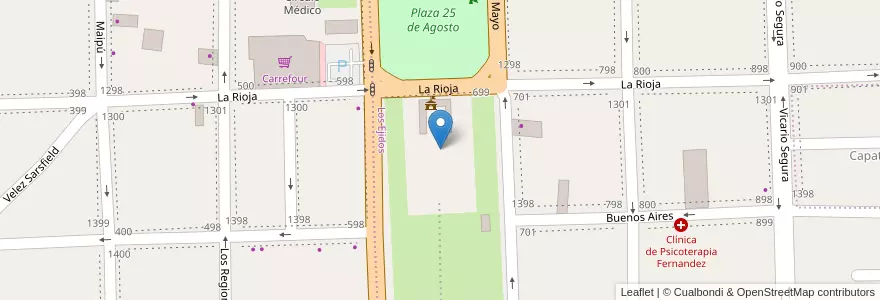 Mapa de ubicacion de Vieja Estación en Argentinië, Catamarca, Departamento Capital, Municipio De San Fernando Del Valle De Catamarca, San Fernando Del Valle De Catamarca.