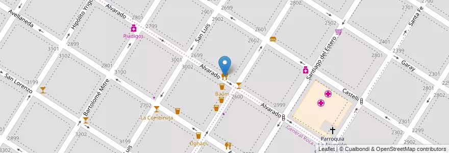 Mapa de ubicacion de Viejo Dave en Arjantin, Buenos Aires, Partido De General Pueyrredón, Mar Del Plata.