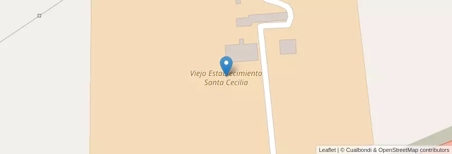 Mapa de ubicacion de Viejo Establecimiento Santa Cecilia en Argentinien, Misiones, Departamento Candelaria, Municipio De Candelaria.