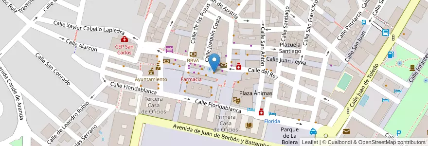 Mapa de ubicacion de Villanueva en Испания, Мадрид, Мадрид, Cuenca Del Guadarrama, San Lorenzo De El Escorial.