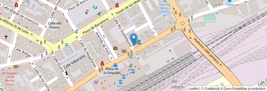 Mapa de ubicacion de Vima House en Spagna, Castilla Y León, Salamanca, Campo De Salamanca, Salamanca.